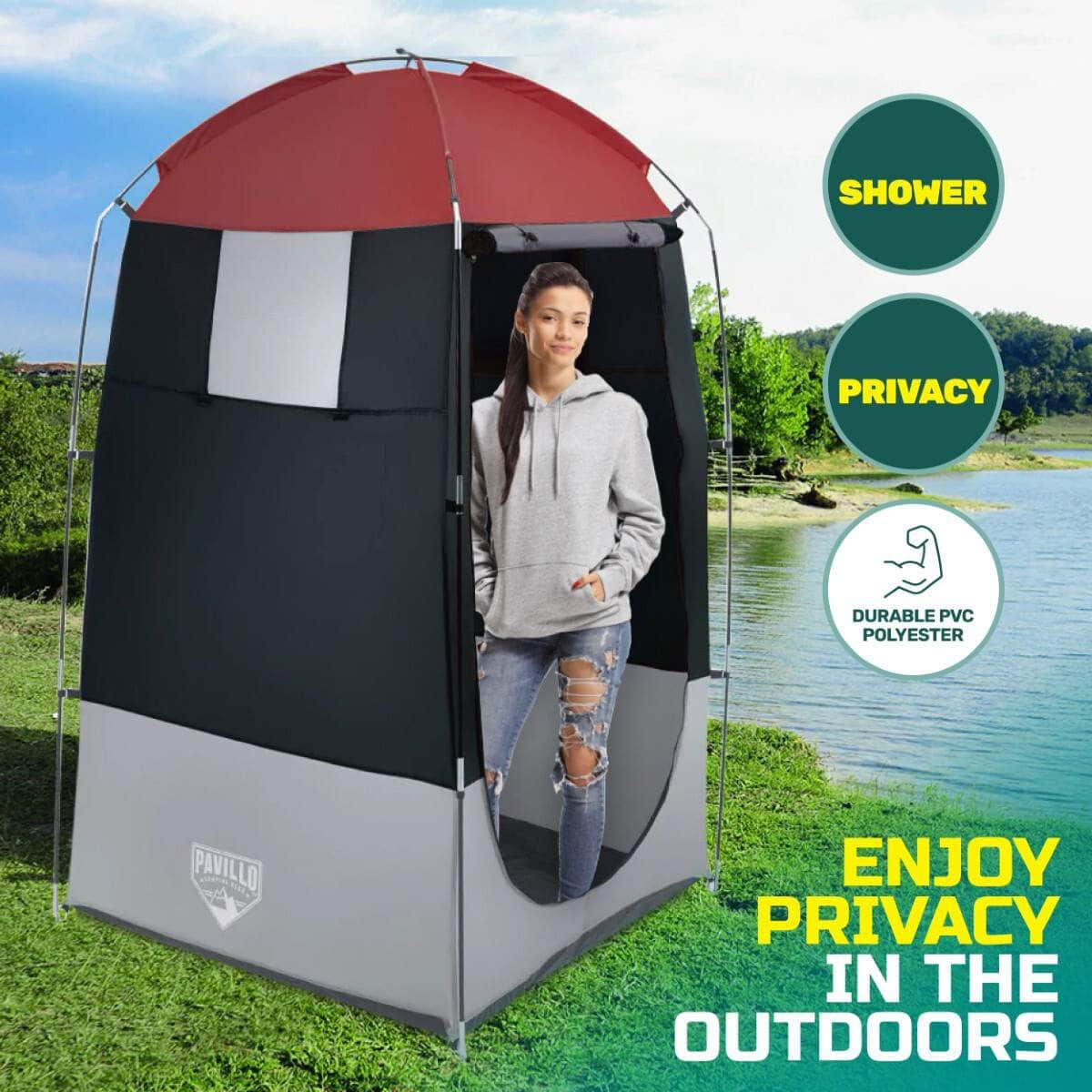 Outdoor Portable Change Room Tent Spacious Zippered Door