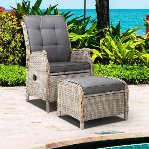 Outdoor Setting Patio Furniture Wicker Sofa