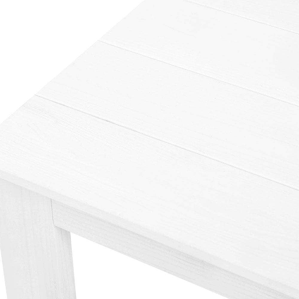 Outdoor Side Beach Table - White