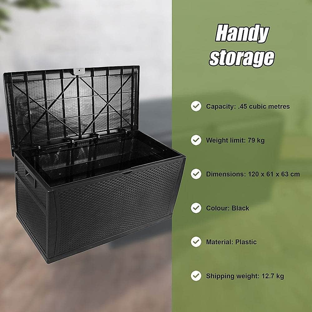 Outdoor Storage Bench Box 450L