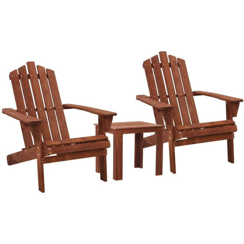 Outdoor Sun Lounge Beach Chairs Table Setting Wooden Adirondack Patio Chair Brwon