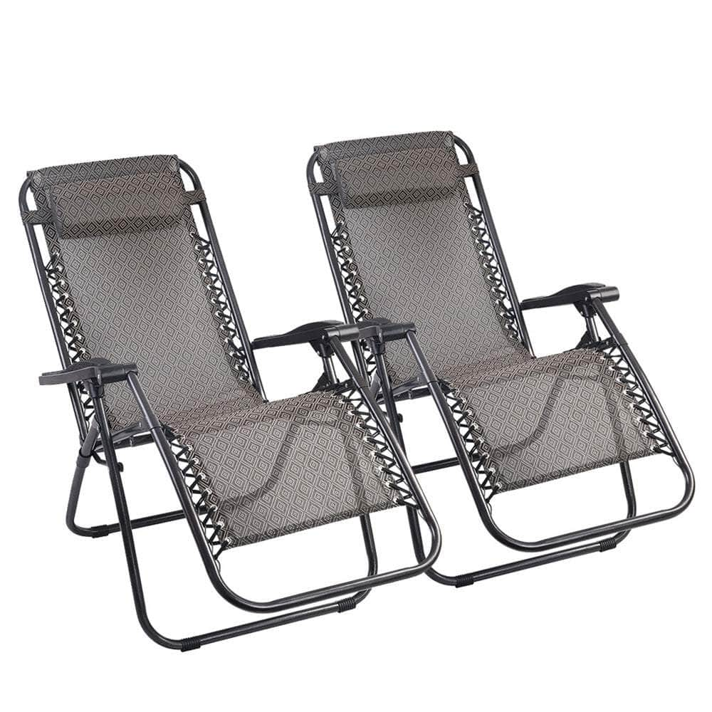 Outdoor Sun Lounge Folding Camping Zero Gravity Chair