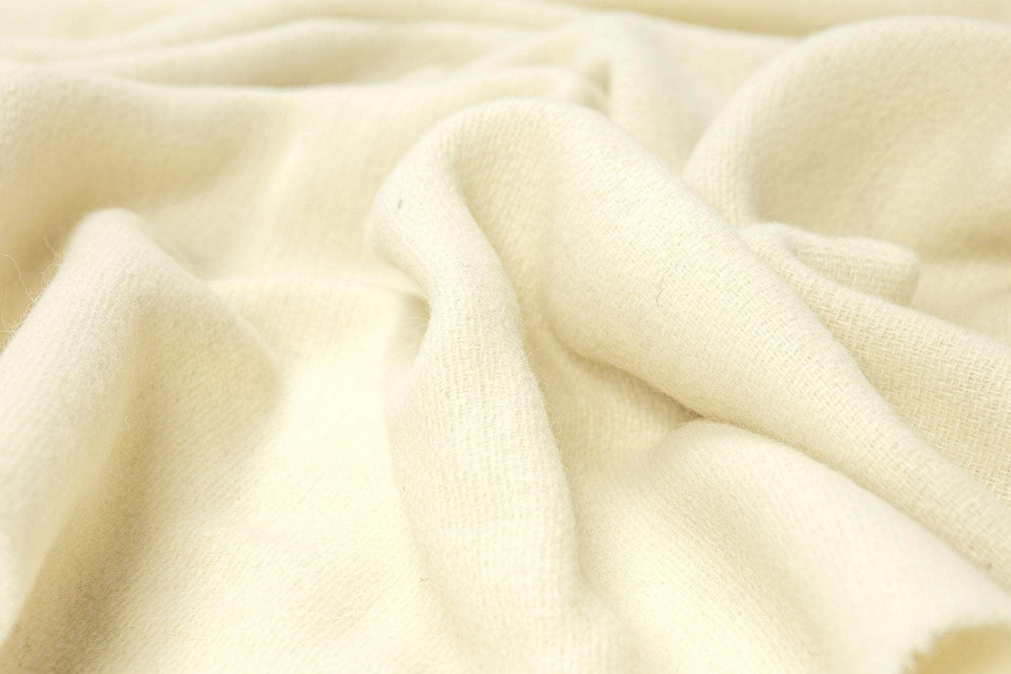 Oxford Throw - Merino Wool Blend - Blush/Ivory/Navy