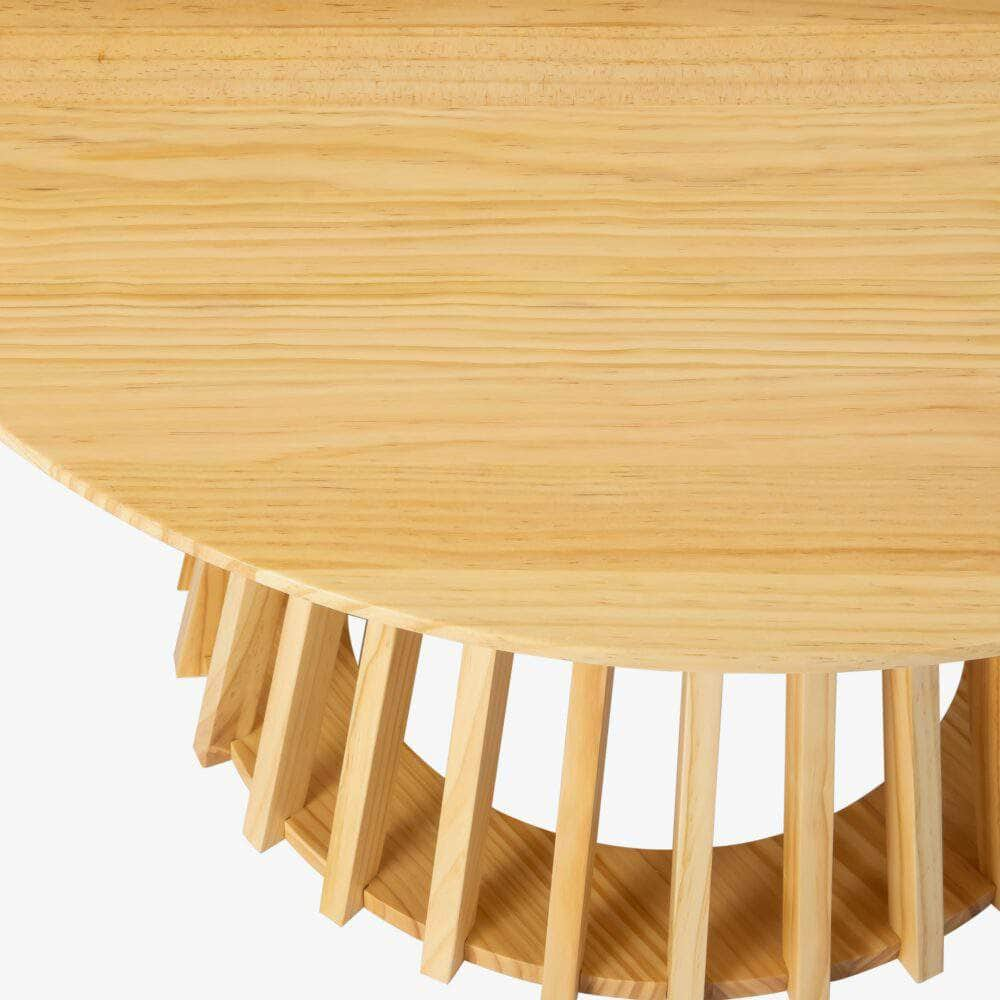 Palmer Slatted Sphere Coffee Table