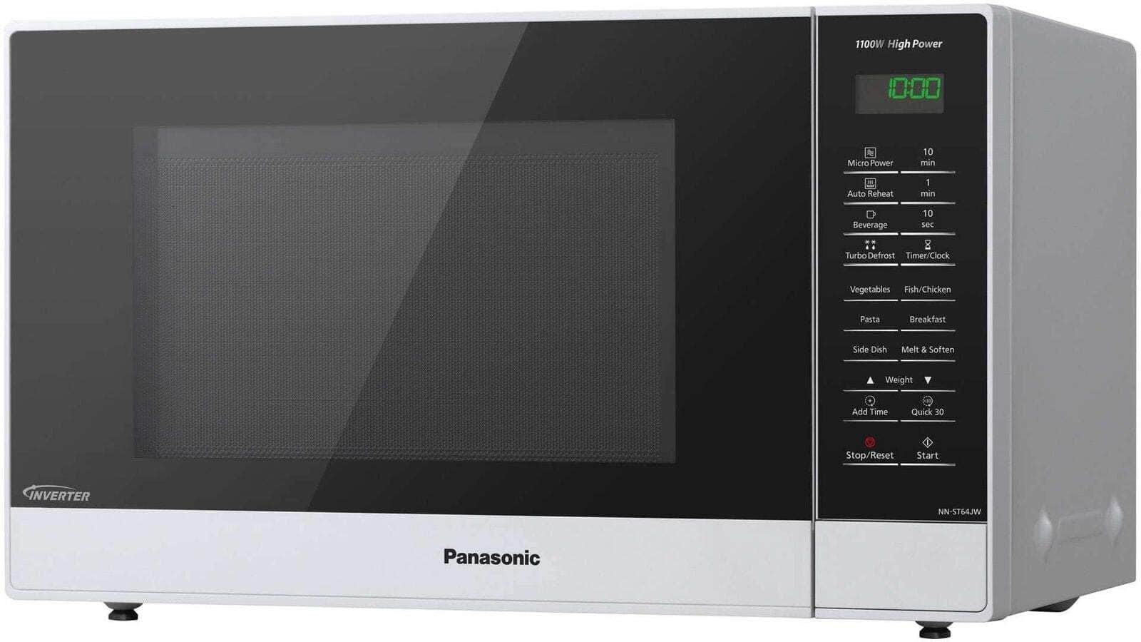 Panasonic 32L 1100W Compact Inverter Microwave Oven NN-ST64JWQPQ