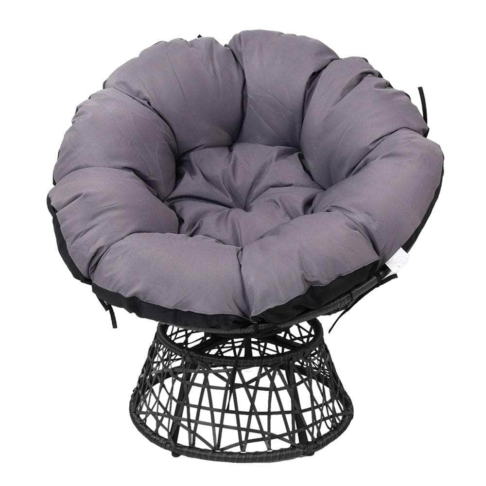 Papasan Chair - Black