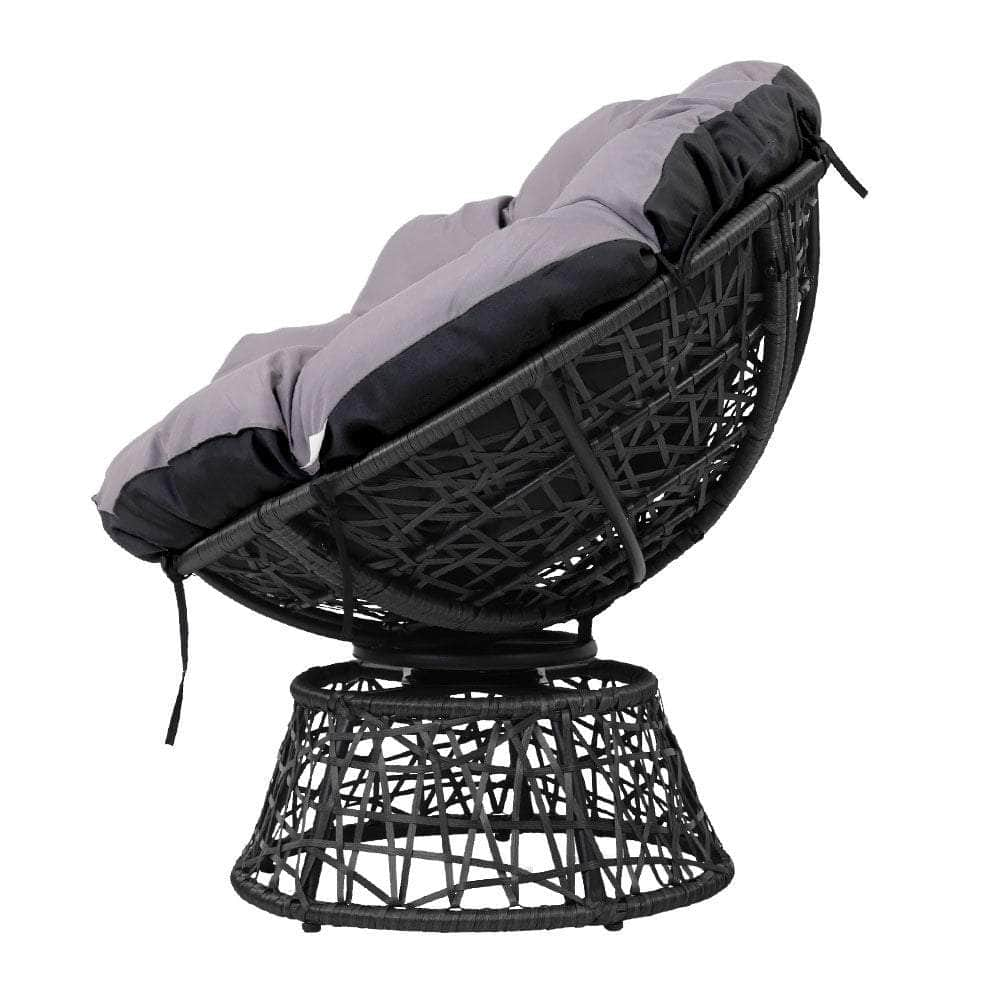 Papasan Chair - Black