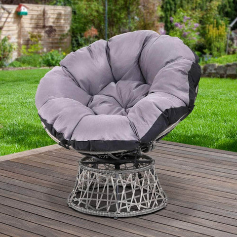 Papasan Chair - Grey