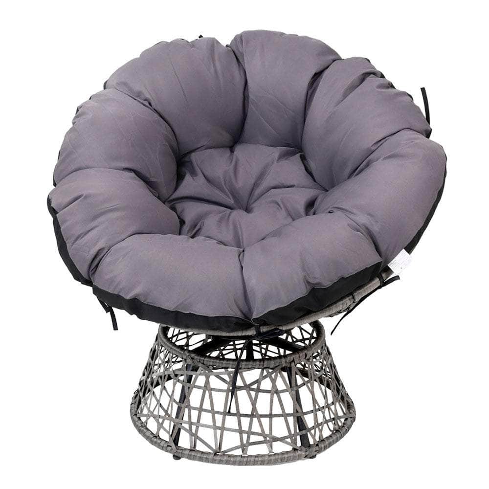 Papasan Chair - Grey