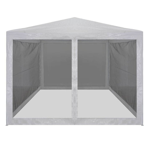 Party Tent with 4 Mesh Sidewalls