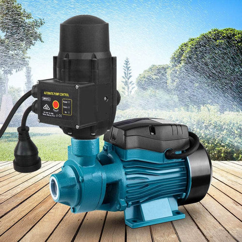 Peripheral Water Pump Garden Boiler Car Wash Auto Irrigation Qb60 Black