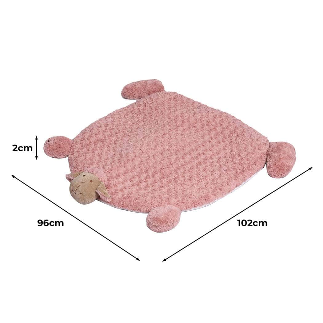 Pet Bed Cat Calming Beds Dog Squeaky L Pink Large