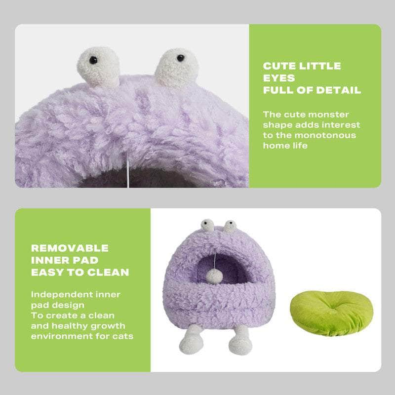 Pet Calming Bed: A Monster Soft Plush Retreat