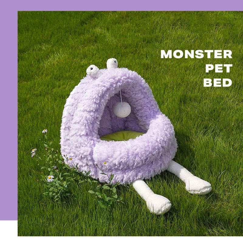 Pet Calming Bed: A Monster Soft Plush Retreat