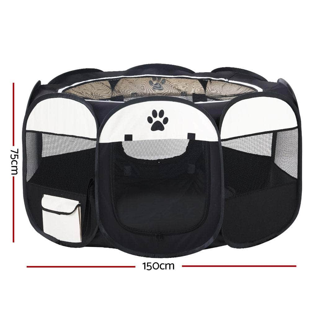 Pet Dog Playpen Enclosure Crate 8 Panel Play Pen Tent Bag Fence Puppy 3Xl