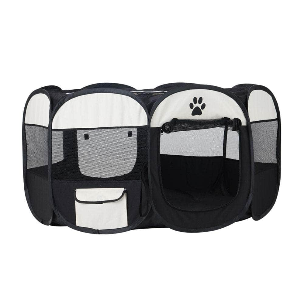 Pet Dog Playpen Enclosure Crate 8 Panel Play Pen Tent Bag Puppy Fence 2Xl