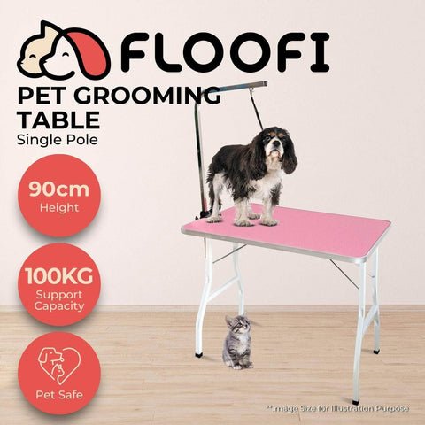 Pet Grooming Table 90cm Single Pole