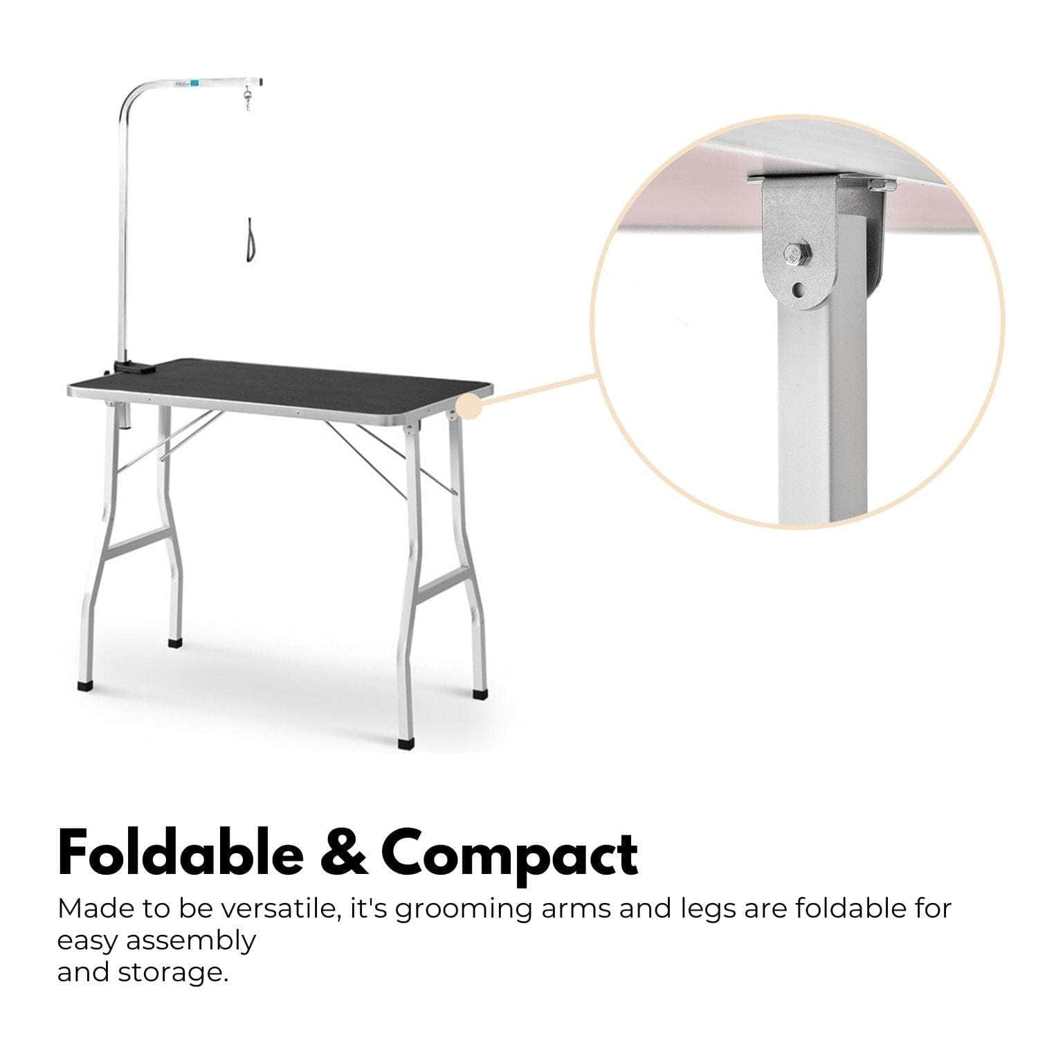 Pet Grooming Table 90cm Single Pole