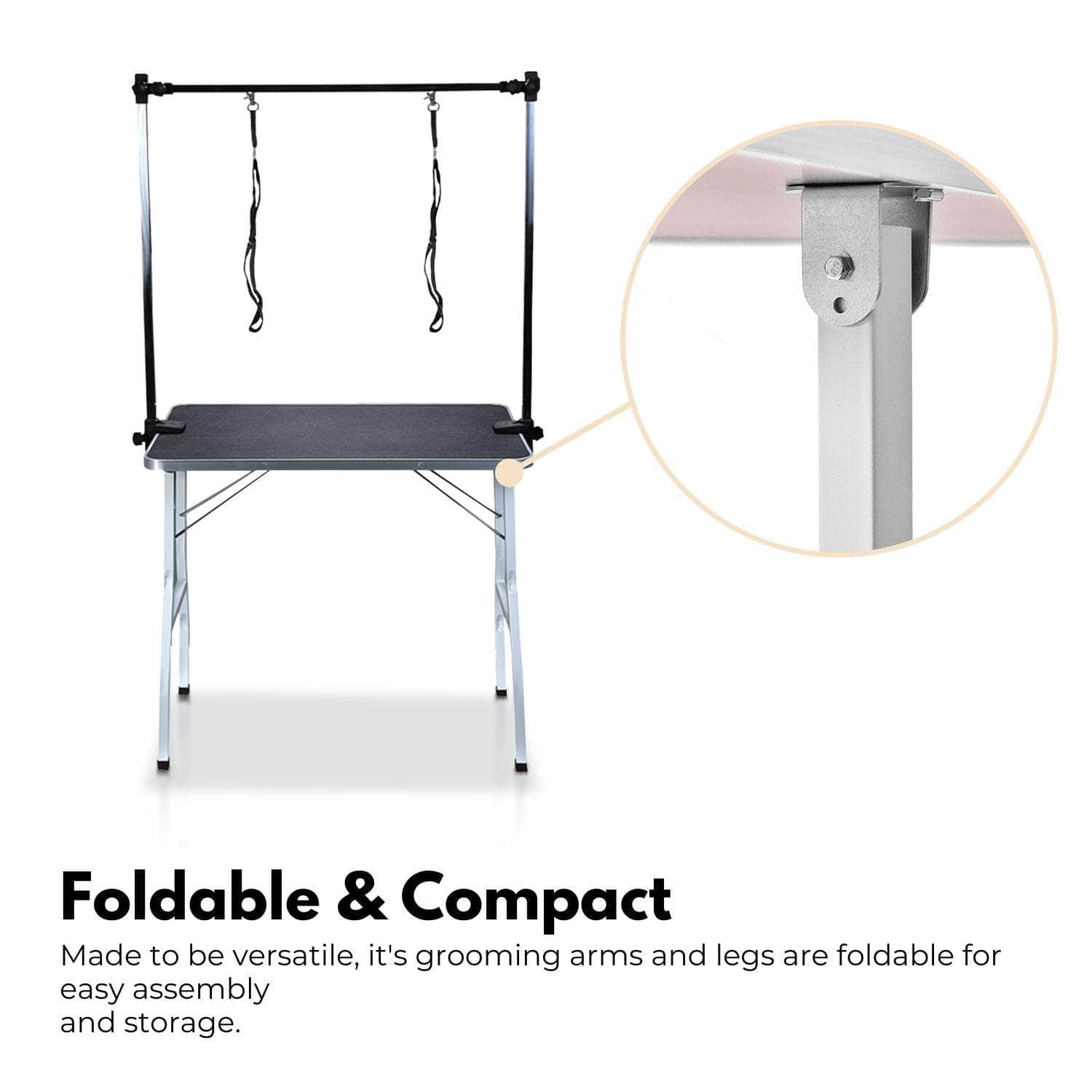 Pet Grooming Table 90cm Single Pole