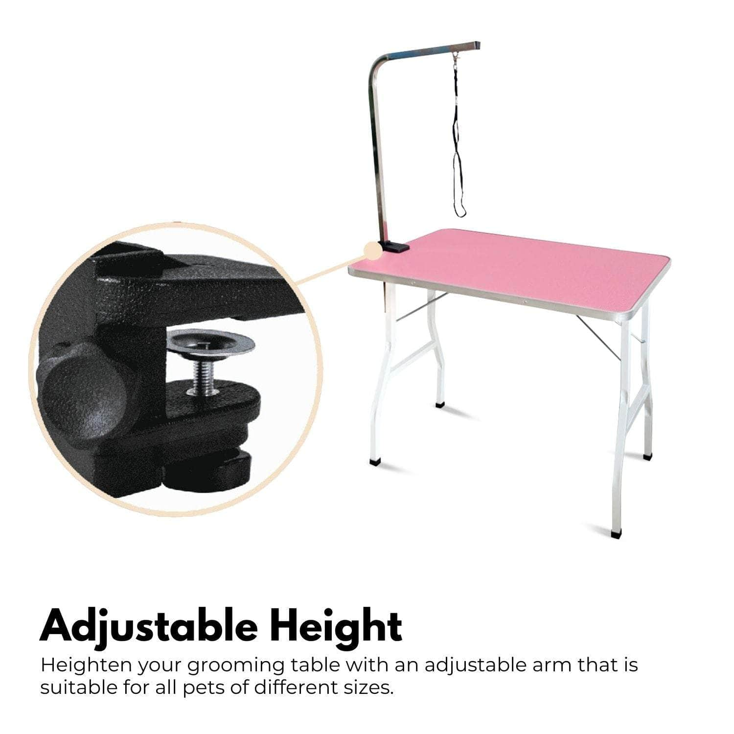 Pet Grooming Table 90cm Single Pole