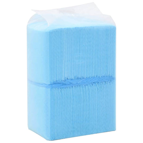 Pet Training Pads  100 pcs Non Woven Fabric Blue and white