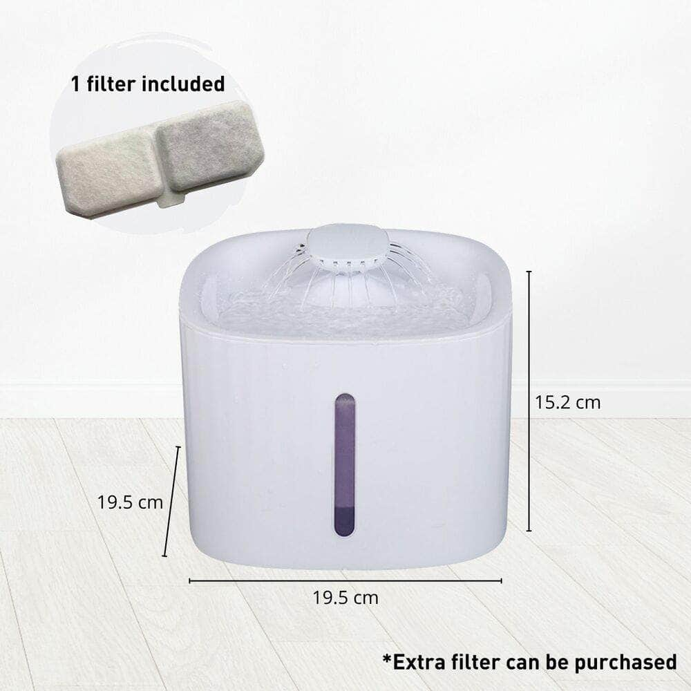 Pet Water Fountain Dispenser Led Usb 3L