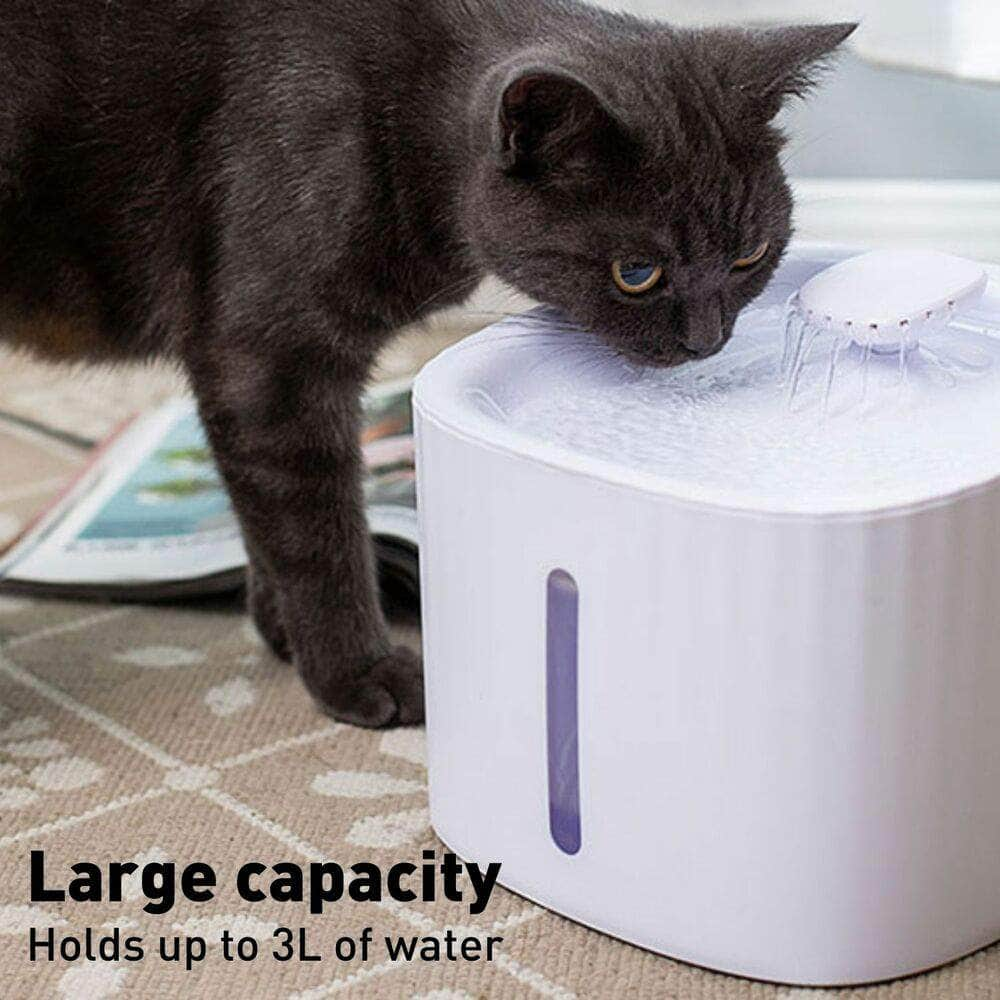 Pet Water Fountain Dispenser Led Usb 3L