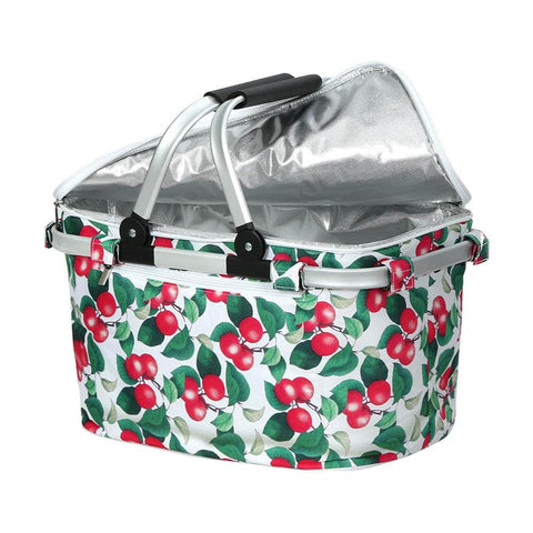 Picnic Basket Folding Bag Hamper Insulated Food Cover Storage