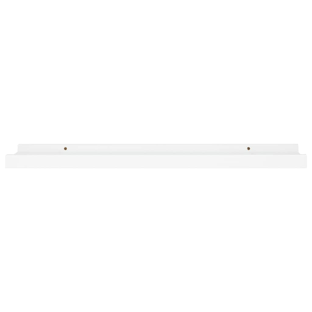 Picture Frame Ledge Shelves 2 pcs White