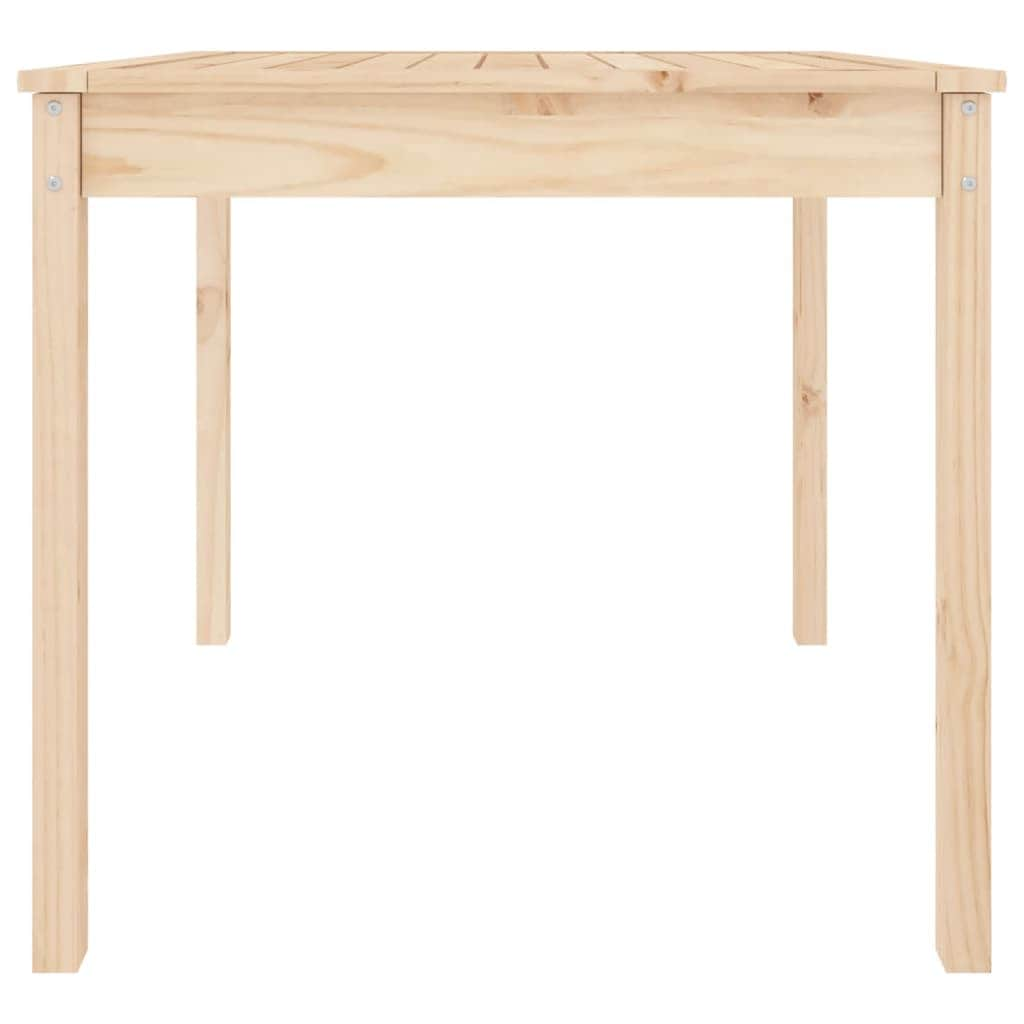 Pine Perfection: Solid Wood Garden Table Crafted for Outdoor Elegance