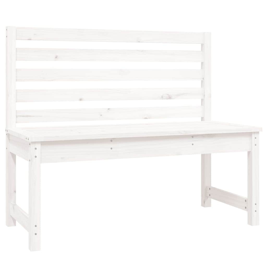 Pine Serene: Classic Solid Wood Garden Bench