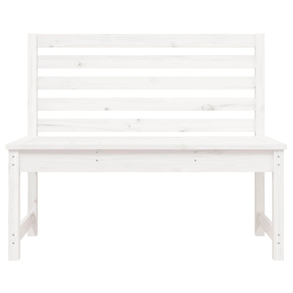 Pine Serene: Classic Solid Wood Garden Bench