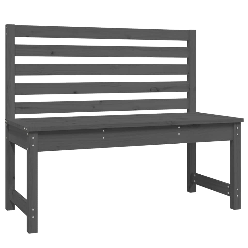 Pine Serene: Classic Solid Wood Garden Bench