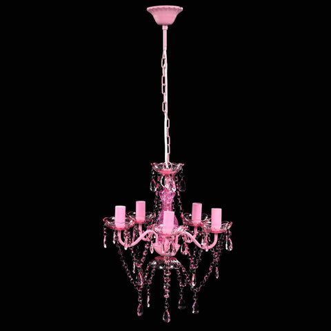 Pink Crystal Light 5 Bulb