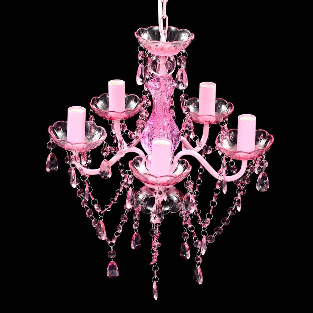 Pink Crystal Light 5 Bulb