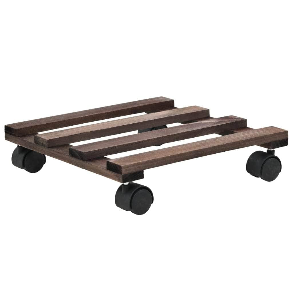 Plant Rollers 4 pcs Cedar Wood