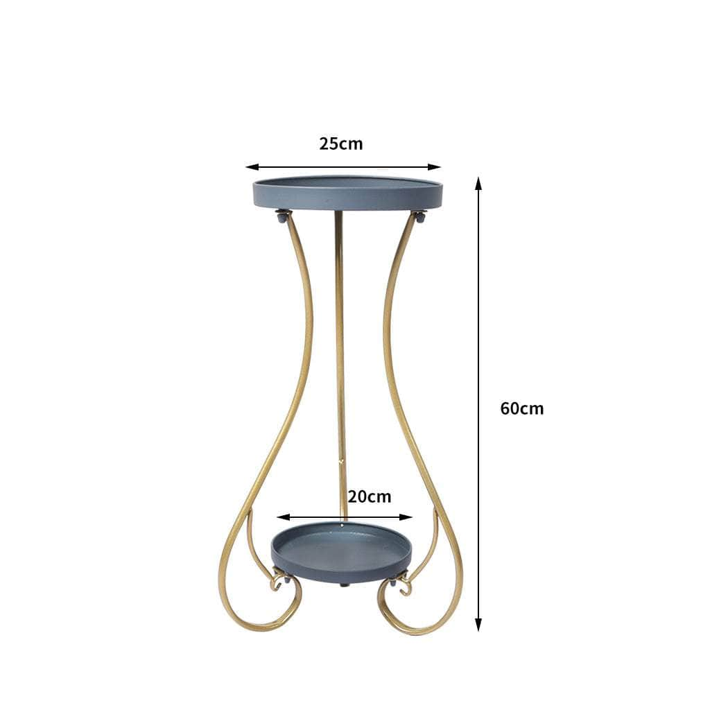 Plant Stand 2 Tiers Outdoor Indoor Medium