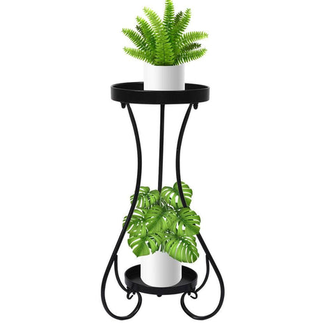 Plant Stand 2 Tiers Outdoor Indoor - Medium