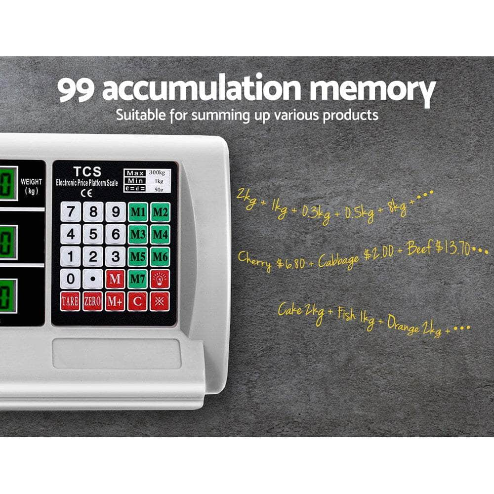 Platform Scales Digital 300Kg Electronic Scale Counting Lcd