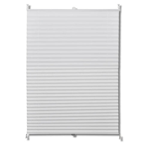 Plisse Blind White Pleated Blind SS