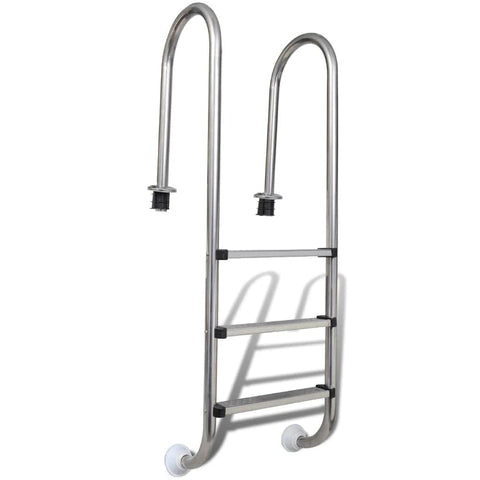 Pool Ladder 3 Steps Stainless Steel 120 cm