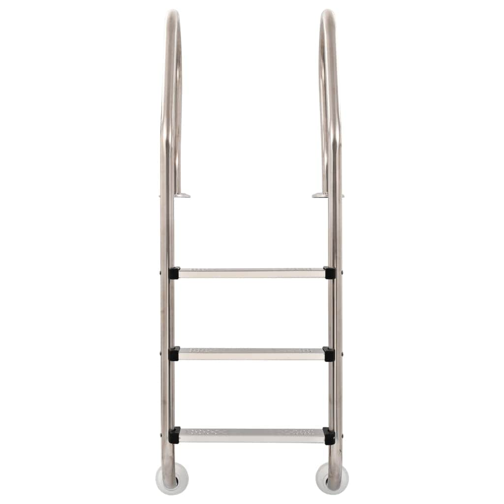 Pool Ladder 3 Steps Stainless Steel 120 cm