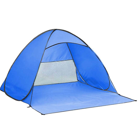 Pop Up Beach Tent Caming Portable Blue