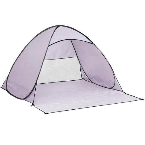 Pop Up Beach Tent Caming Portable - Grey