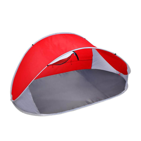 Pop Up Tent Camping Beach Red