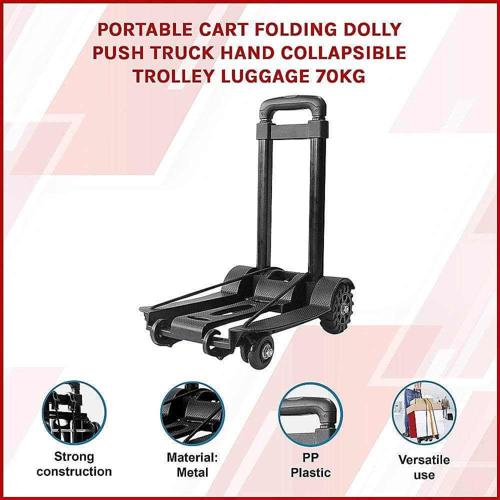 Portable Folding Dolly Cart Luggage Trolley