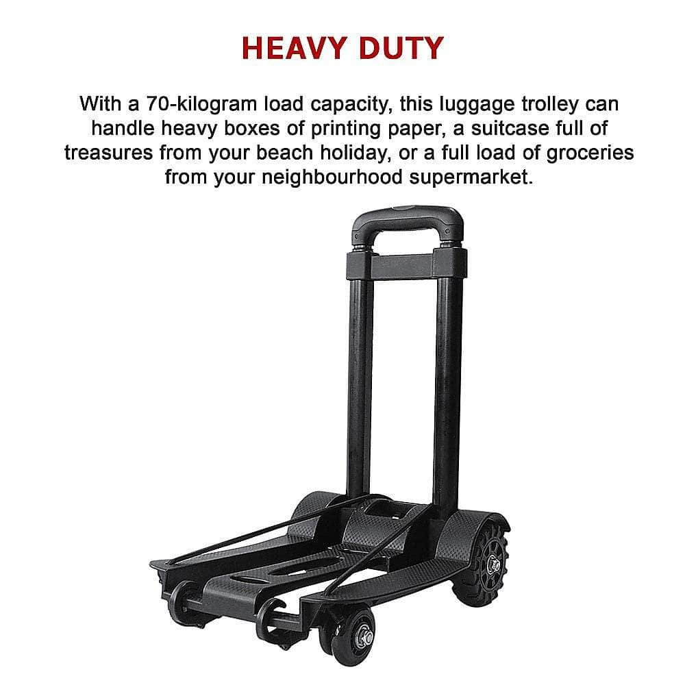 Portable Folding Dolly Cart Luggage Trolley