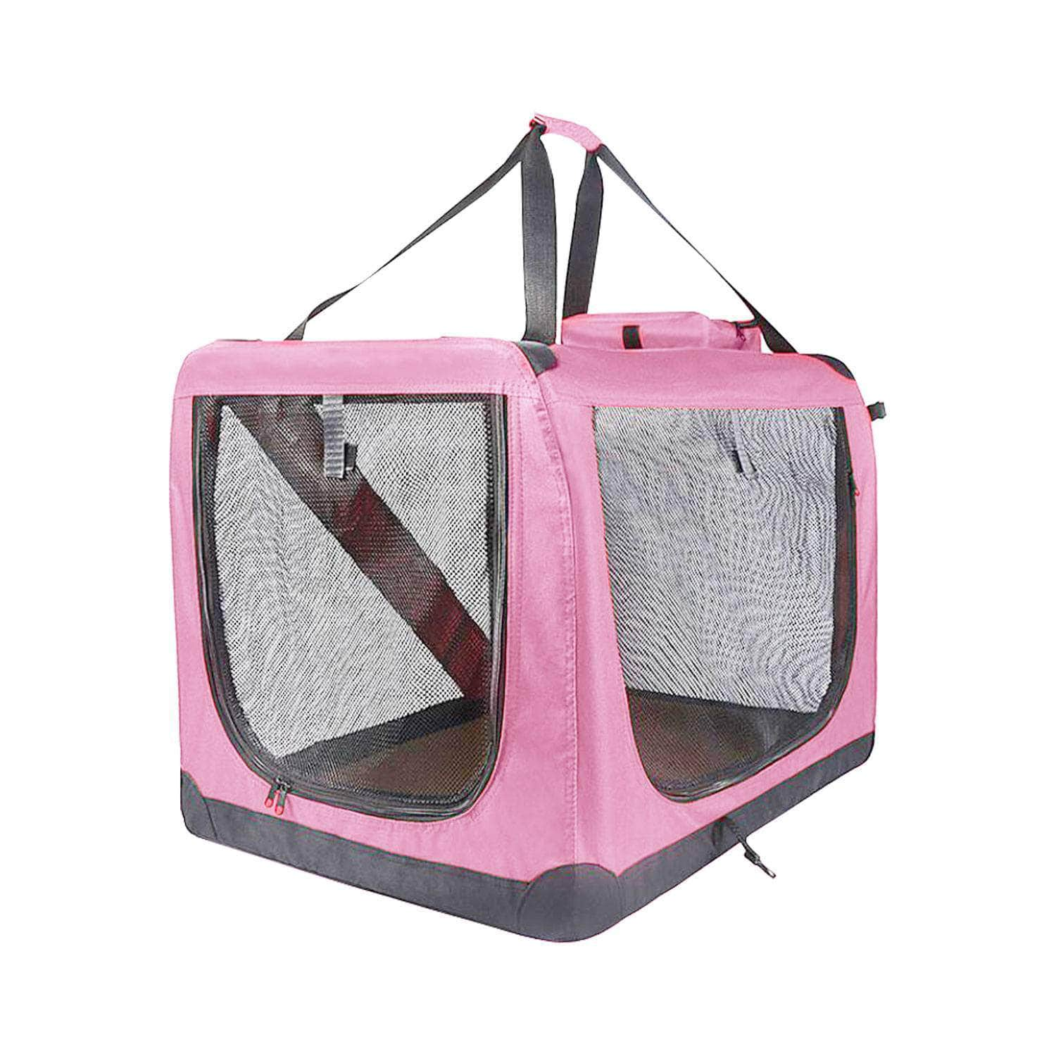 Portable Pet Carrier-Model 1-Xl and M Size Blue/Pink/Grey