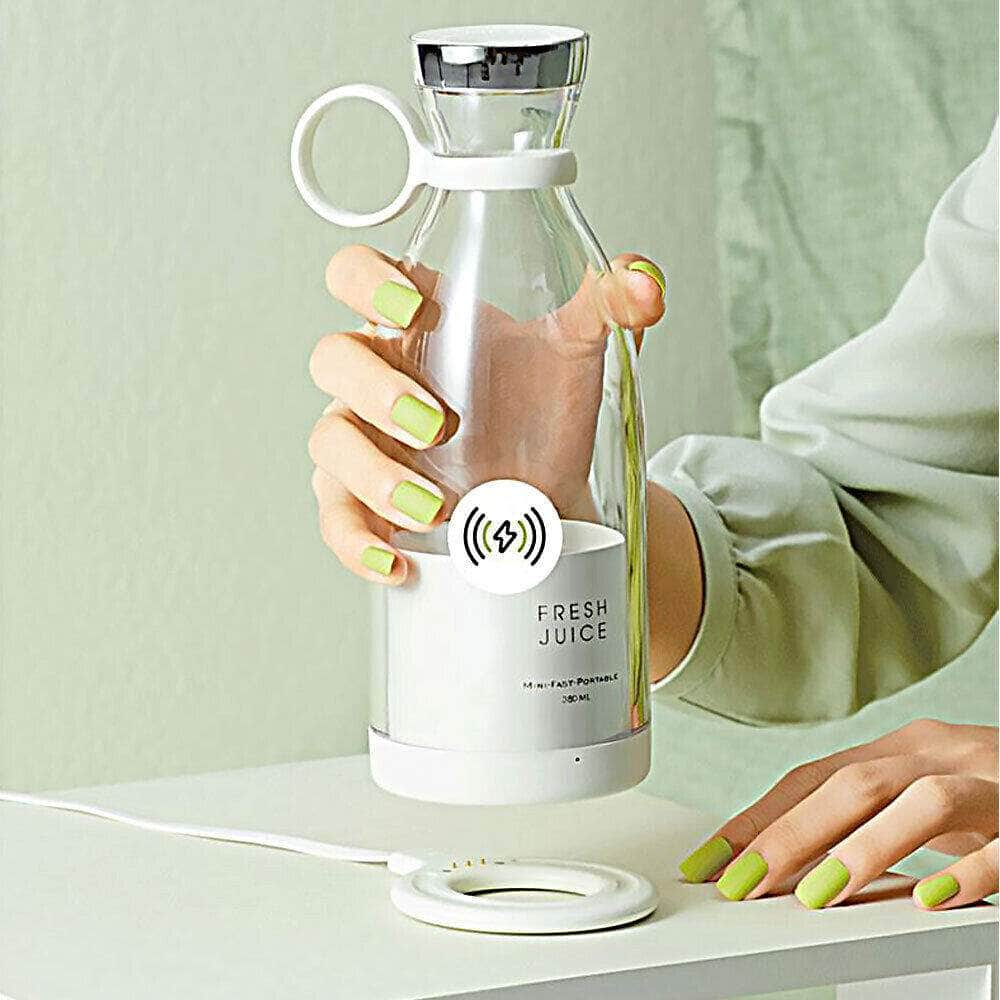 Portable USB Juice Extractors Electric Blender Fresh Fruit Smoothie Mixers White