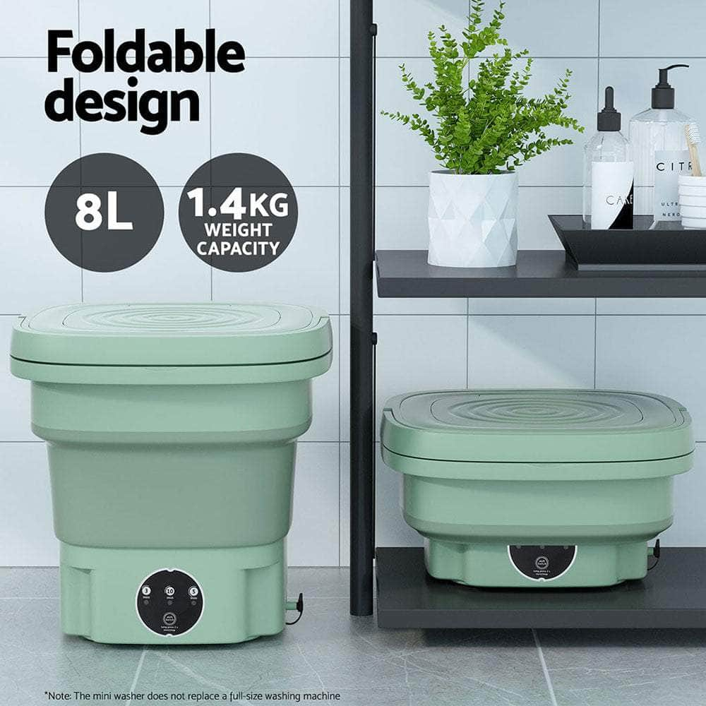 Portable Washing Machine 8L Green